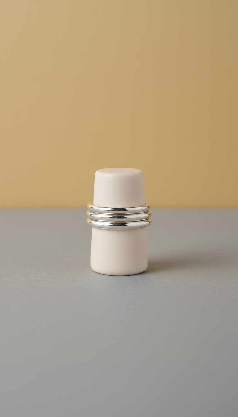 Sterling silver stacking ring