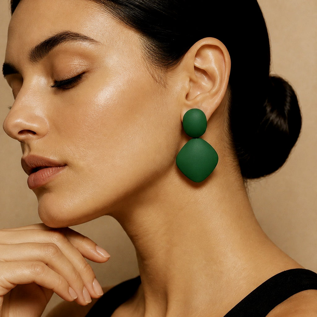 GEO DROP EARRINGS