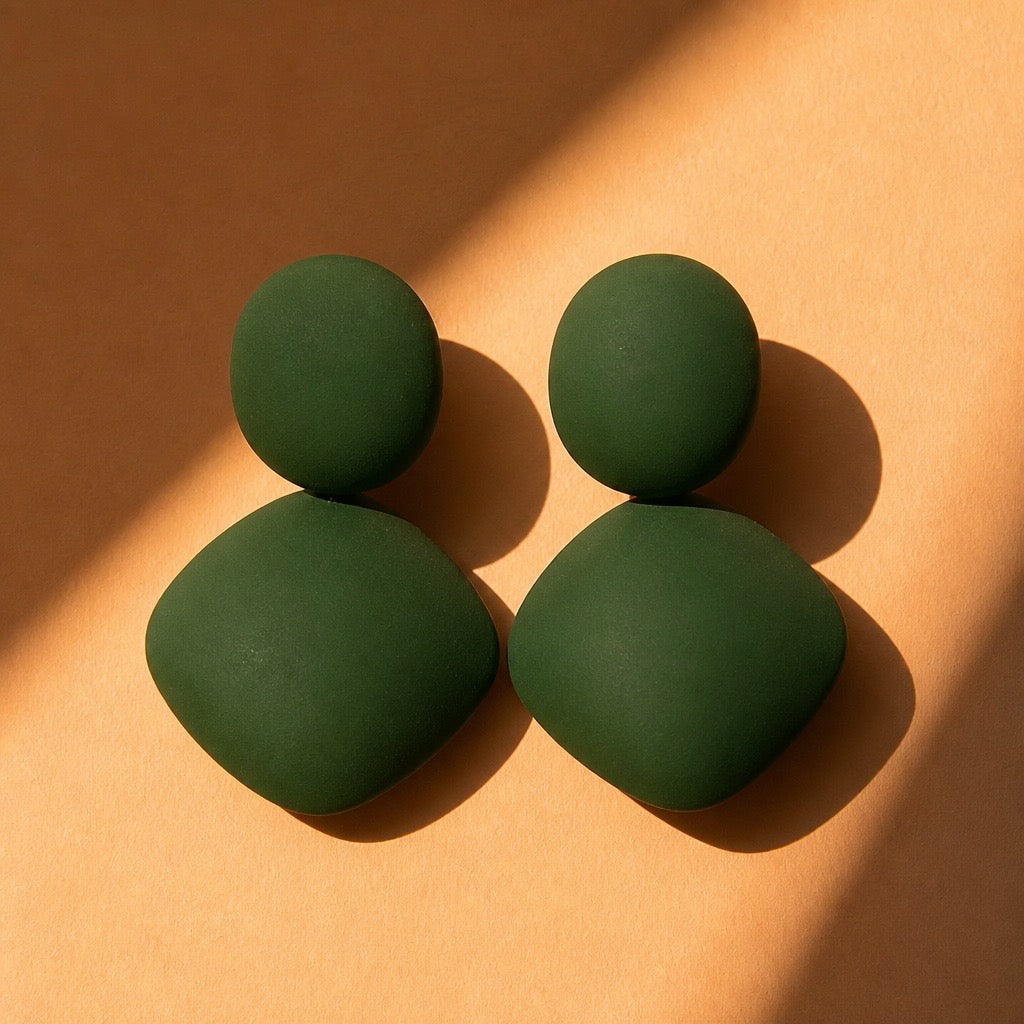 GEO DROP EARRINGS