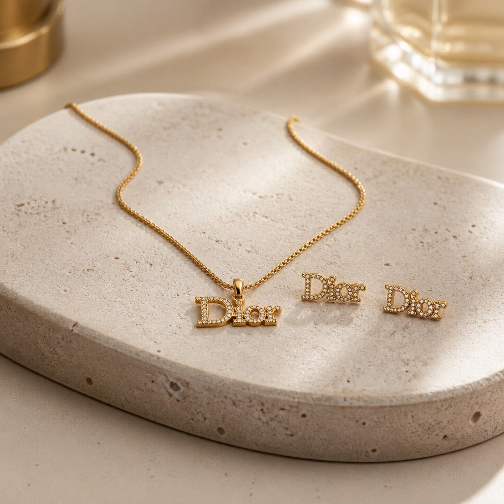 DIOR JEWELLERY NECKLACE SET