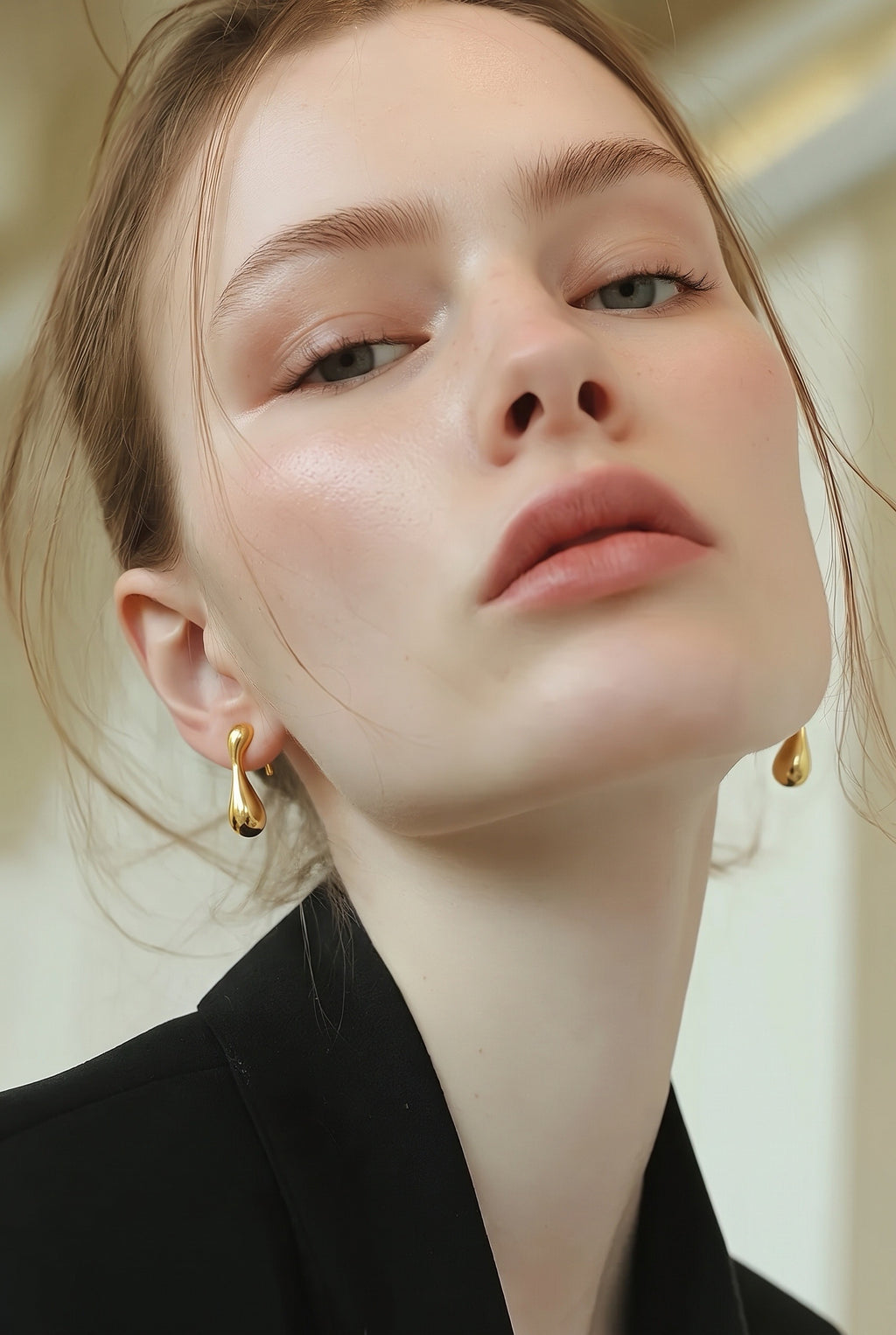 LIQUID TEARDROP DROP EARRINGS