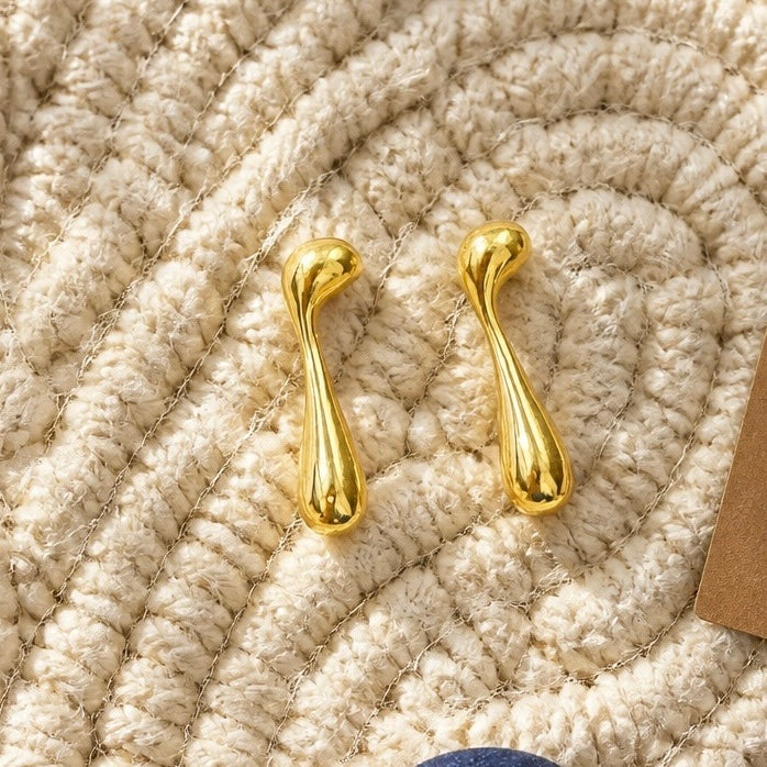 LIQUID TEARDROP DROP EARRINGS