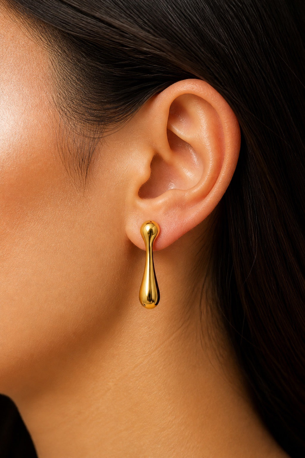 LIQUID TEARDROP DROP EARRINGS